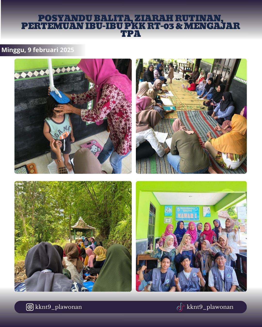 Mahasiswa KKN-T Alma Ata